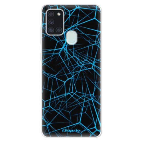 Odolné silikónové puzdro iSaprio - Abstract Outlines 12 - Samsung Galaxy A21s