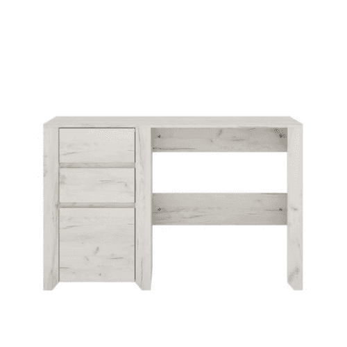 PC stůl typ 80, bílá craft, ANGEL