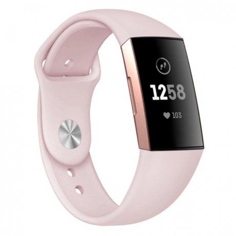 Fitbit Charge 3 Silicone (Small) remienok, Apricot