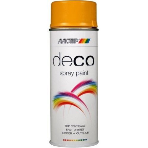 MoTip  DECO Spray Paint - syntetická farba v spreji - RAL 2002 - rumelková - 400 ml