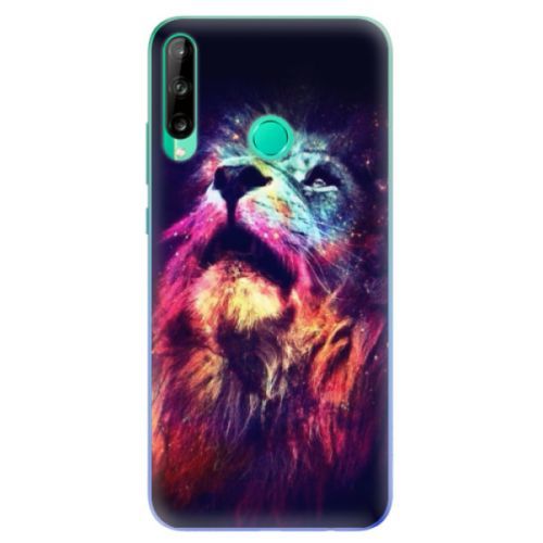 Odolné silikónové puzdro iSaprio - Lion in Colors - Huawei P40 Lite E