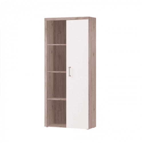 Policová skříň s regálem, san marino / cream, CHERIS 2