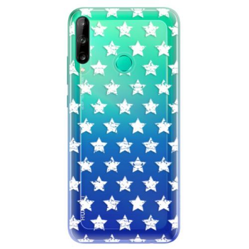 Odolné silikónové puzdro iSaprio - Stars Pattern - white - Huawei P40 Lite E