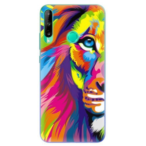 Odolné silikónové puzdro iSaprio - Rainbow Lion - Huawei P40 Lite E