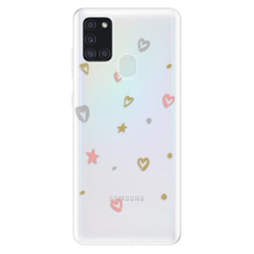 Odolné silikónové puzdro iSaprio - Lovely Pattern - Samsung Galaxy A21s