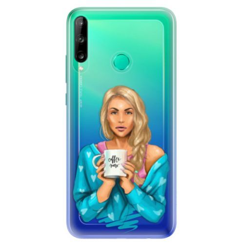 Odolné silikónové puzdro iSaprio - Coffe Now - Blond - Huawei P40 Lite E
