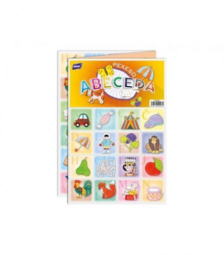 Arka Pexeso 3xA4 Výučba abecedy
