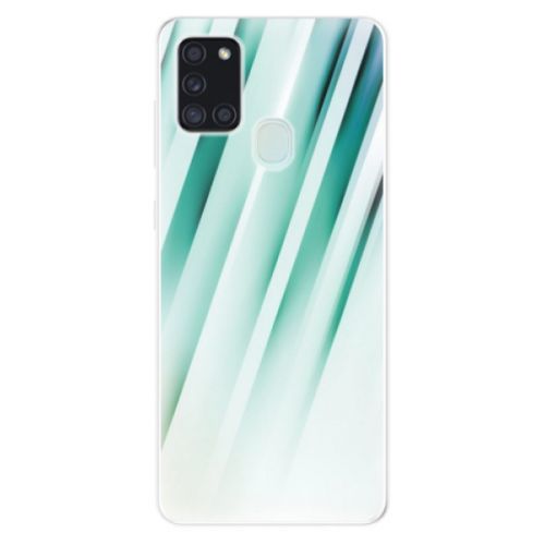 Odolné silikónové puzdro iSaprio - Stripes of Glass - Samsung Galaxy A21s