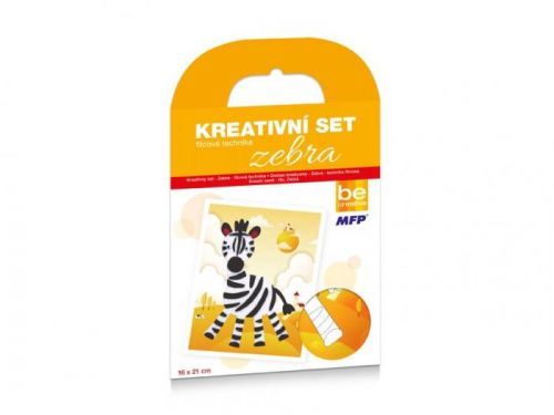 Arka Kreatívny set - Zebra - filcová technika 16x21cm
