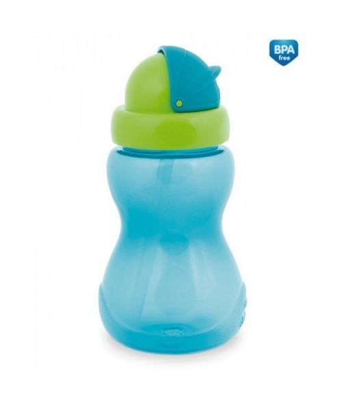 CANPOL BABIES SPORTOVA FLASA SO SLAMKOU 270ML 12M+ MODRA