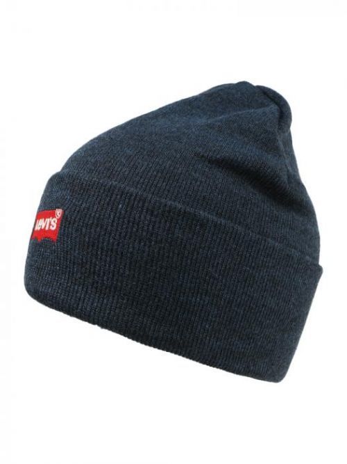 LEVI'S Čiapky 'RED BATWING EMBROIDERED SLOUCHY BEANIE'  námornícka modrá