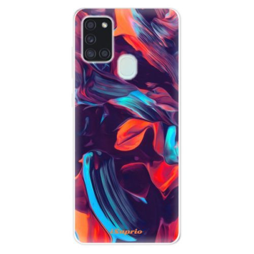 Odolné silikónové puzdro iSaprio - Color Marble 19 - Samsung Galaxy A21s