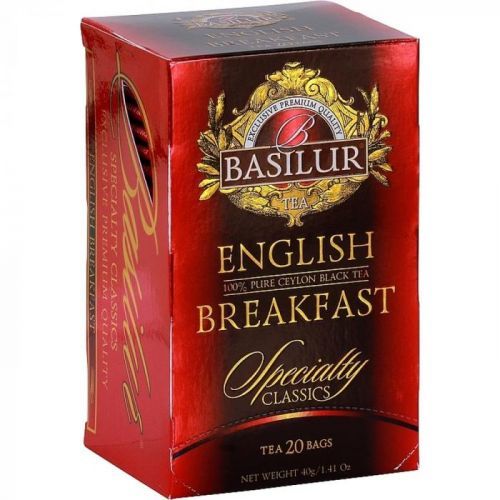 BASILUR Specialty English Breakfast čierny čaj 20 sáčkov