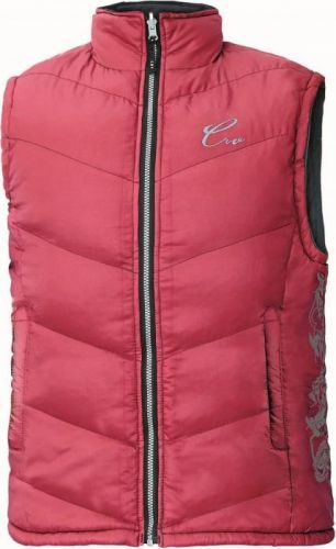 Červa Dámska prešívaná vesta YOWIE - Červená / šedá | L