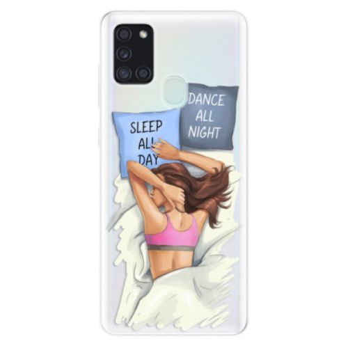Odolné silikónové puzdro iSaprio - Dance and Sleep - Samsung Galaxy A21s