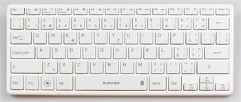 EVOLVEO WK29W Bluetooth klávesnice, BT 3.0, bílá