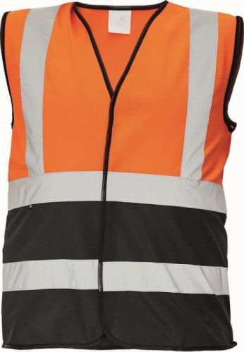 Červa Reflexná vesta LYNX DUO - Oranžová / černá | L