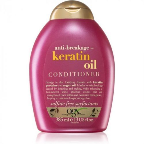 OGX Keratin Oil posilňujúci kondicionér s keratínom a argánovým olejom 385 ml