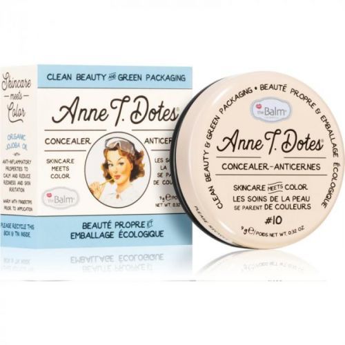 theBalm Anne T. Dotes® korektor proti začervenaniu odtieň #10 Lighter than Light 9 g