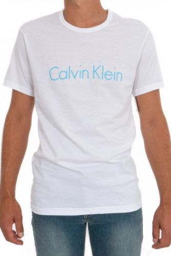 Calvin Klein pánske tričko Farba: VBM WHITE/ VENETIAN BLUE, Veľkosť: S