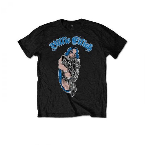 Billie Eilish - Tričko Tee bling - Muž, Čierna, L