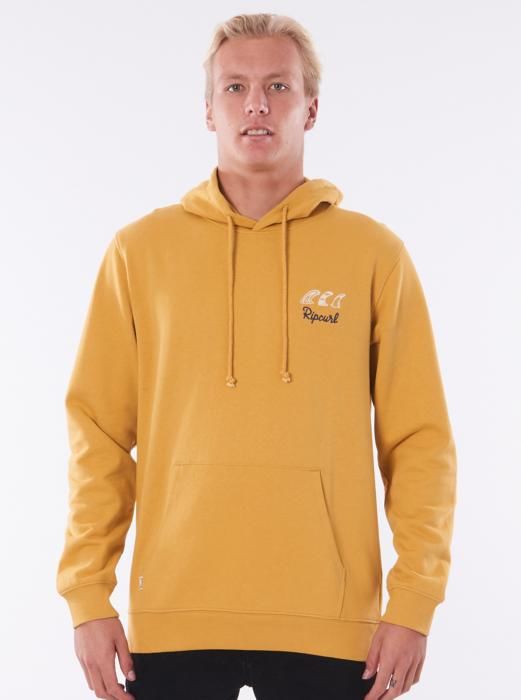 Žltá pánska mikina s kapucí Rip Curl