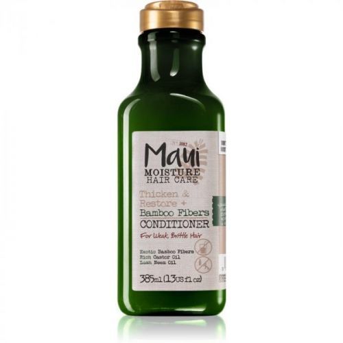 Maui Moisture Thicken & Restore + Bamboo Fibers posilňujúci kondicionér pre krehké vlasy 385 ml