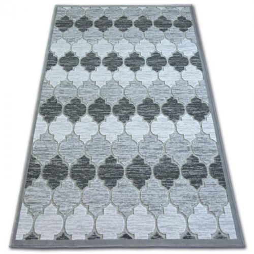 Kusový koberec ACRYLOVY YAZZ 3766 sivý trellis