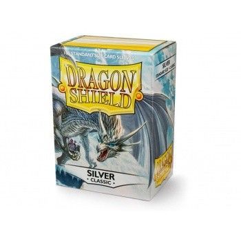 Dragon Shield Standard Sleeves - Silver (100 sleeves)