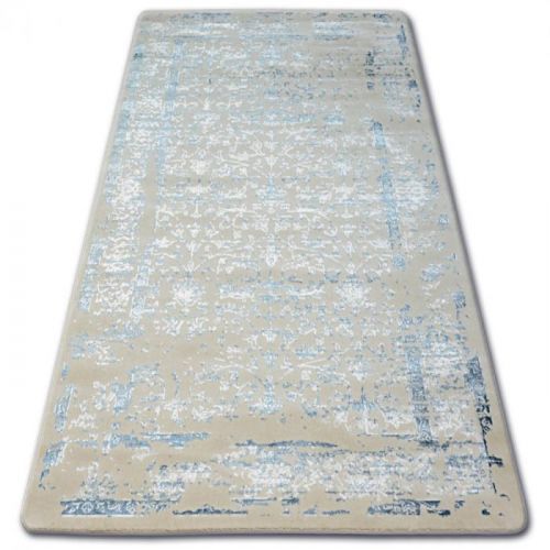 Kusový koberec MANYAS Mariet modro-krémový