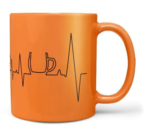 Hrnek Pivný pulz – FLUO