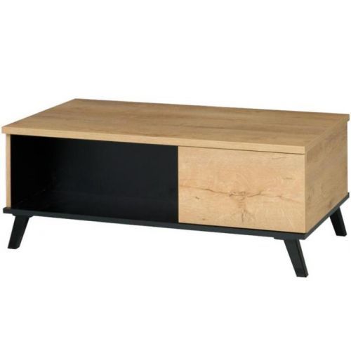 Konferenčný stolík 8 John ldub efkas/čierna