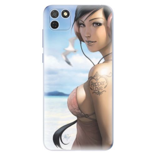 Odolné silikónové puzdro iSaprio - Girl 02 - Honor 9S