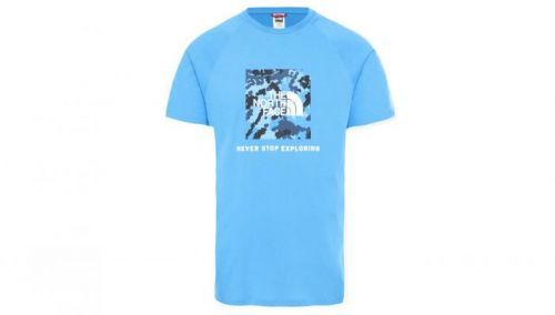 The North Face M Ss Rag Red Box Tee Clrlb/Clrlbdtpt modré NF0A3BQOVU3