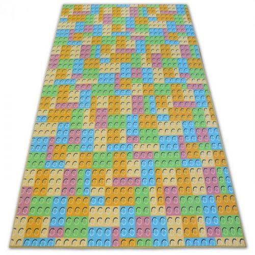 Detský kusový koberec LEGO zelený