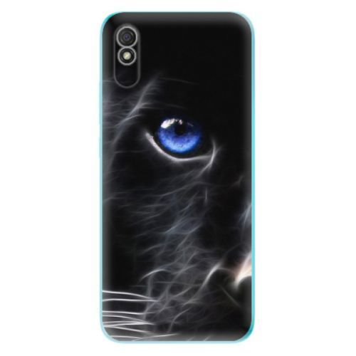 Odolné silikónové puzdro iSaprio - Black Puma - Xiaomi Redmi 9A