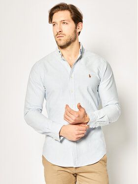 Polo Ralph Lauren Košeľa Core Replen 710549084 Modrá Slim Fit