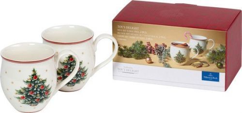 Villeroy & Boch Toy's Delight sada 2 hrnčekov, vianočný stromček, 0,34 l