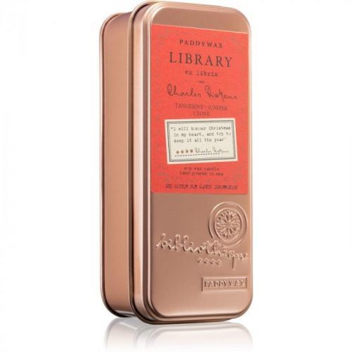 Paddywax Library Charles Dickens vonná sviečka 70 g
