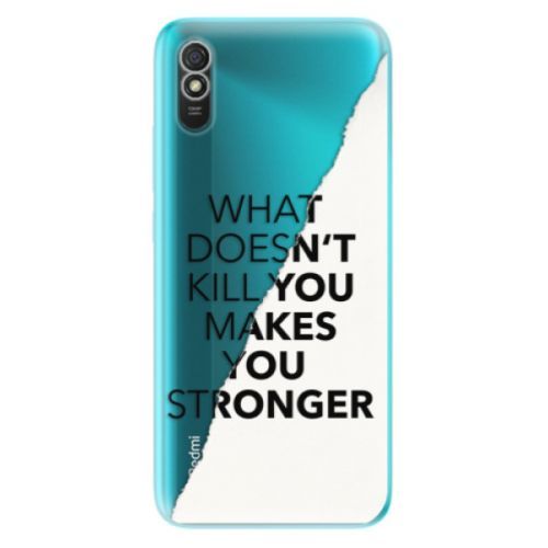 Odolné silikónové puzdro iSaprio - Makes You Stronger - Xiaomi Redmi 9A
