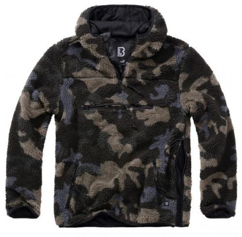 Bunda fleecová Brandit Teddyfleece Worker Pullover - darkcamo, L