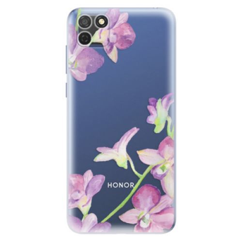 Odolné silikónové puzdro iSaprio - Purple Orchid - Honor 9S