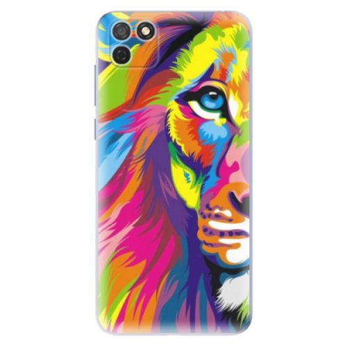 Odolné silikónové puzdro iSaprio - Rainbow Lion - Honor 9S