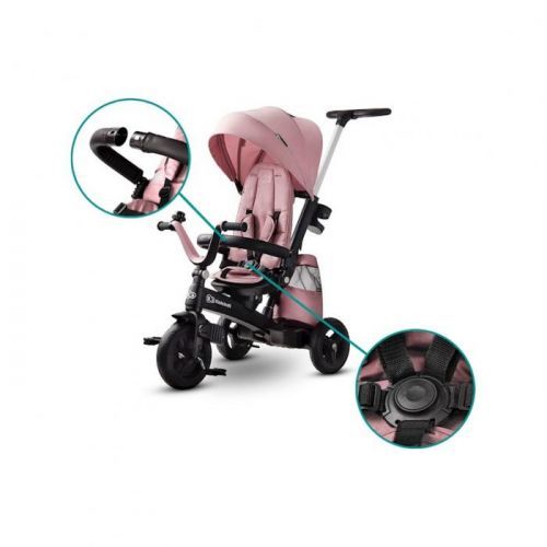 KINDERKRAFT Trojkolka Easytwist Mauvelous Pink Kinderkraft
