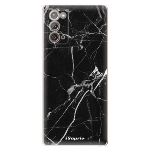 Odolné silikónové puzdro iSaprio - Black Marble 18 - Samsung Galaxy Note 20
