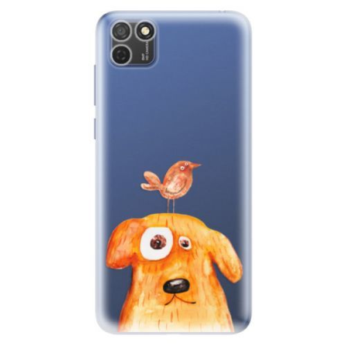 Odolné silikónové puzdro iSaprio - Dog And Bird - Honor 9S
