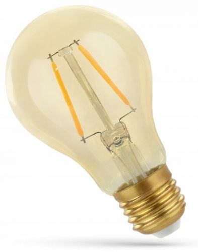 LED žárovka teplá E-27 230V 2W Edison