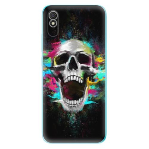 Odolné silikónové puzdro iSaprio - Skull in Colors - Xiaomi Redmi 9A