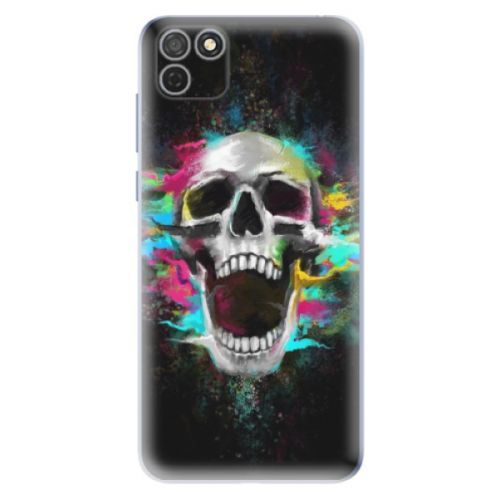 Odolné silikónové puzdro iSaprio - Skull in Colors - Honor 9S