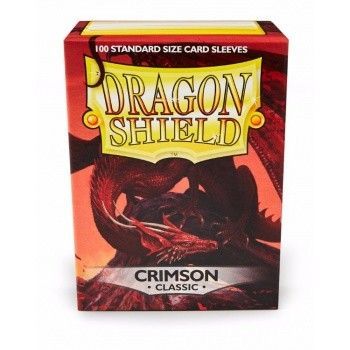 Dragon Shield Standard Sleeves - Crimson  (100 Sleeves)